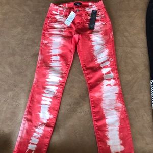 Spring into Summer with Bebe Tie Dye Crop Pants